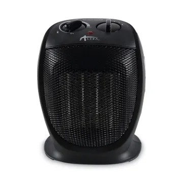 Ceramic Heater, 7 1/8"w x 5 7/8"d x 8 3/4"h, Black