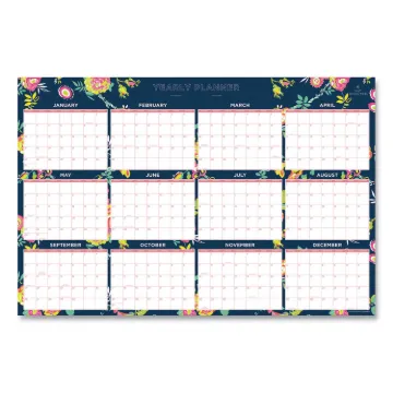 Day Designer Laminated Wall Calendar, 36 x 24, 2021