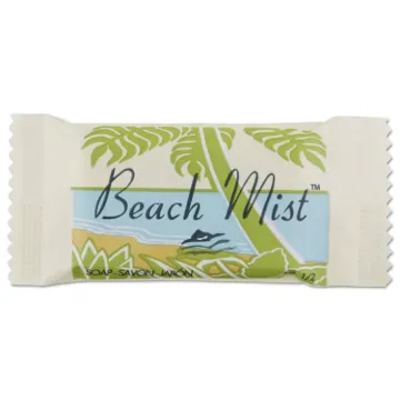 Face and Body Soap, Beach Mist Fragrance, # 1/2 Bar, 1,000/Carton