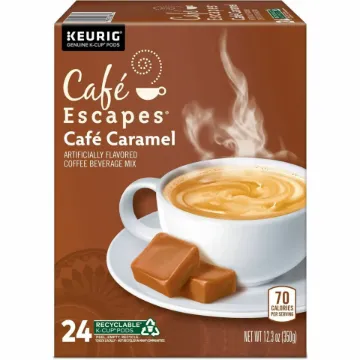 Caf Caramel K-Cups, 24/Box