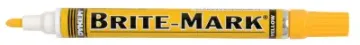 BRITE-MARK Paint Markers, Medium Bullet Tip, Yellow