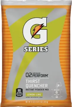 Original Powdered Drink Mix, Lemon-Lime, 51oz Packets, 14/Carton