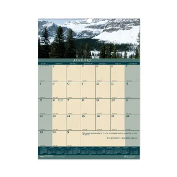 Recycled Landscapes Monthly Wall Calendar, 12 x 16.5, 2021