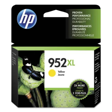 HP 952XL, (L0S67AN) High Yield Yellow Original Ink Cartridge