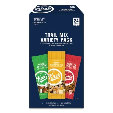 Trail Mix Variety Pack, Assorted Flavors, 24 Packets/Box