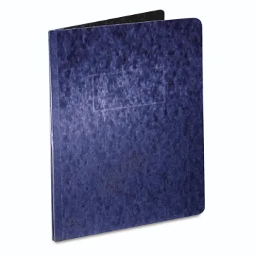 Heavyweight PressGuard and Pressboard Cover w/ Reinforced Hinge, 2-Prong Fastener, 3" Cap, Dark Blue