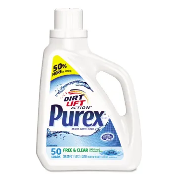Free and Clear Liquid Laundry Detergent, Unscented, 75 oz Bottle, 6/Carton