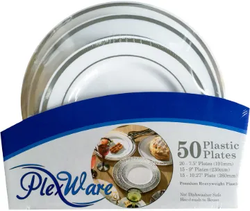 50pc Set Rim Plates, 4/Case
