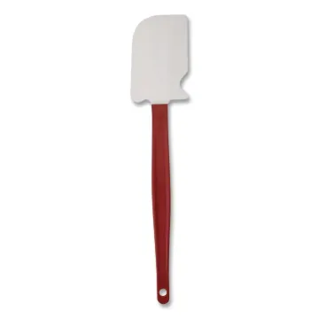 High-Heat Cook's Scraper, 13 1/2", Red/White