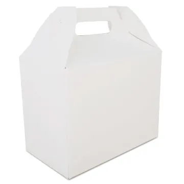 Carryout Barn Boxes, 10 lb Capacity, 8.88 x 5 x 6.75, White, 150/Carton