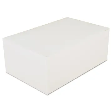 Carryout Tuck Top Boxes, 7 x 4.5 x 2.75, White 500/Carton