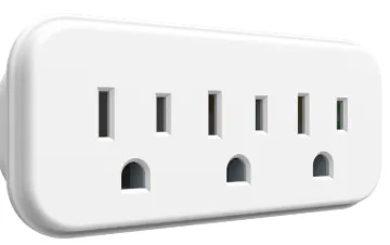 3-Outlet Grounded Wall Adapter