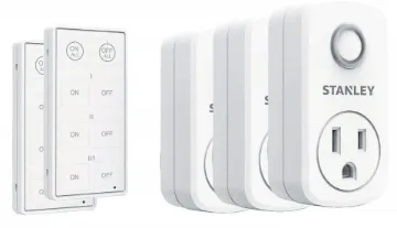 Wireless Remote System with Single Wall Adapters & Remote Controls