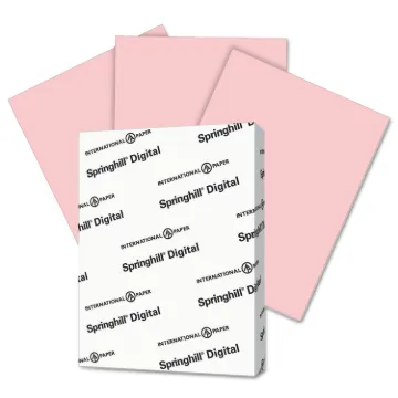 Digital Vellum Bristol Color Cover, 67lb, 8.5 x 11, Pink, 250/Pack