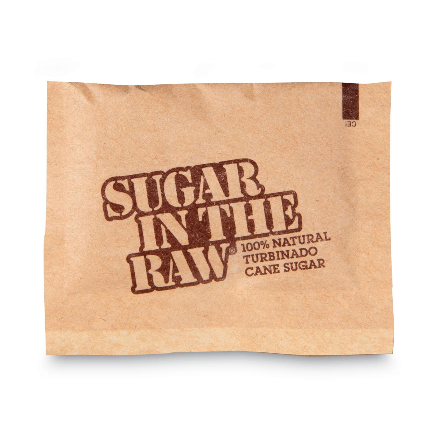 Unrefined Sugar Made From Sugar Cane, 200 Packets/Box, 2 Boxes/Carton
