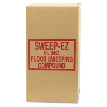 Oil-Based Sweeping Compound, Grit-Free, 50lbs, Box