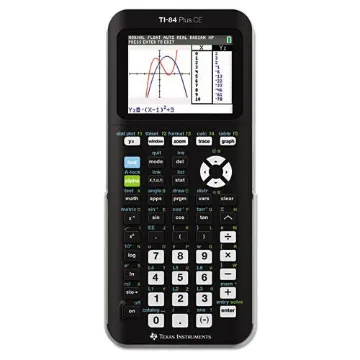 TI-84 Plus CE Programmable Color Graphing Calculator, Black