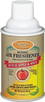 Premium Metered Air Freshener Refill, Dutch Apple and Spice, 6.6 oz Aerosol, 12/Carton