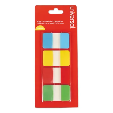 Self Stick Index Tab, 1", Assorted Colors, 100/Pack