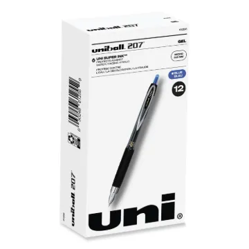 PEN,GEL,207,RETRCT,0.5MM,BE, Minimum order quantity - 1 DZ
