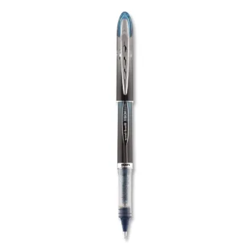 VISION ELITE Roller Ball Pen, Stick, Extra-Fine 0.5 mm, Blue-Black Ink, Black/Blue Barrel