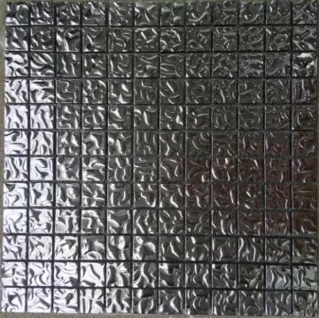 23 x 23mm Chip Silver Wave Mosaic 300 x 300 x 8mm, 11/Case