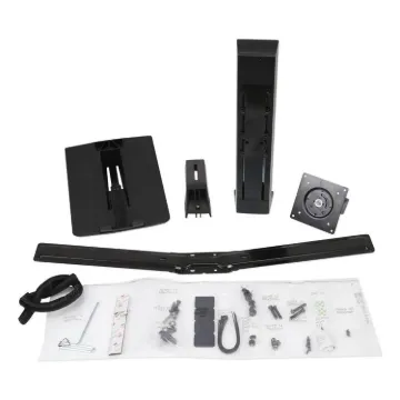 Monitor Riser, Laptop Kit, 30 Degrees Tilt, Up to 24", 6 to 16 lbs, Black