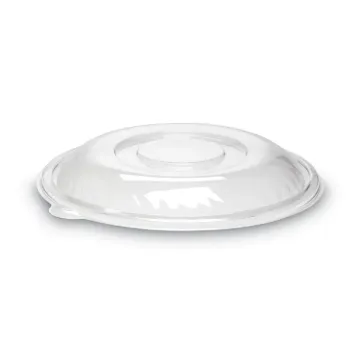 Caterline Pack n' Serve Lids, 12" Diameter x 1.5"h, Clear, 25/Carton