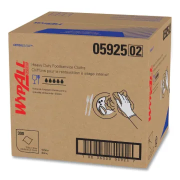 X70 Wipers, Kimfresh Antimicrobial, 12 1/2 x 23 1/2, White, 300/Box