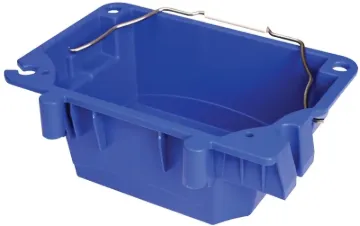 WERNER AC52-UB Utility Bucket, Lock-in, Stepladder, Plastic/Polymer, Blue
