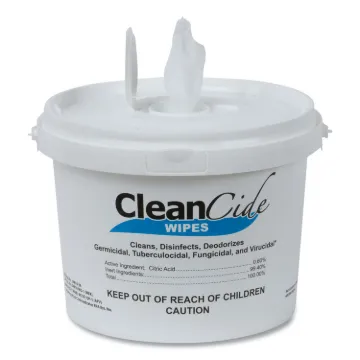 CleanCide Disinfecting Wipes, Fresh Scent, 8 x 5.5, 400/Tub, 4 Tubs/Carton