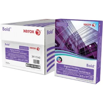 Bold Digital Printing Paper, 98 Bright, 24lb, 8.5 x 11, White, 500/Ream