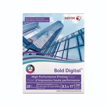 Bold Digital Printing Paper, 100 Bright, 28lb, 8.5 x 11, White, 500/Ream