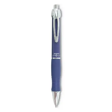 GR8 Retractable Gel Pen, Medium 0.7mm, Blue Ink, Blue/Silver Barrel, Dozen