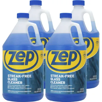 Zep ZU1120128 Glass Cleaner, 1 gal Package, Liquid, Pleasant, Blue