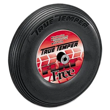 TRUE TEMPER FFTCC Wheelbarrow Tire, Polyurethane Tire, 8 in Dia Hub