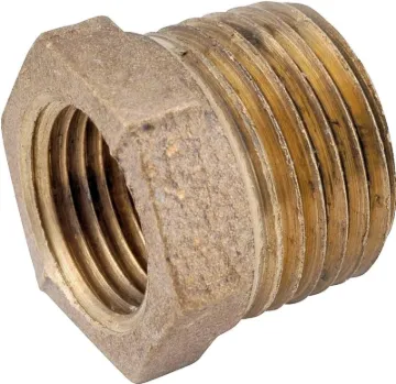 Anderson Metals 738110-0806 Reducing Bushing, 1/2 x 3/8 in, Male x Female Thread, 200 psi Pressure