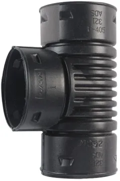 HANCOR FCT0B030000 Drain Tube Tee, 3 in, PVC