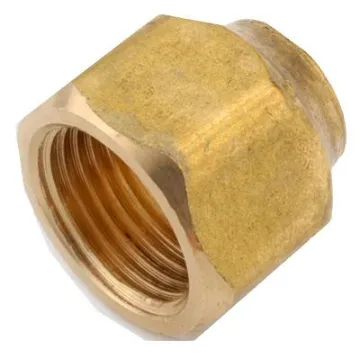 Anderson Metals 754020-0806 Flare Nut, 1/2 x 3/8 in, Flare, Brass