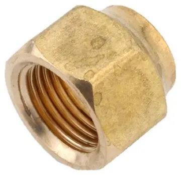 Anderson Metals 754018-04 Flare Nut, 1/4 in, Brass