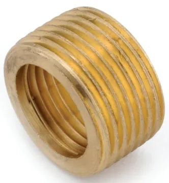 Anderson Metals 736140-0604 Reducing Face Bushing, 1/4 x 3/8 in, Male x Female Thread