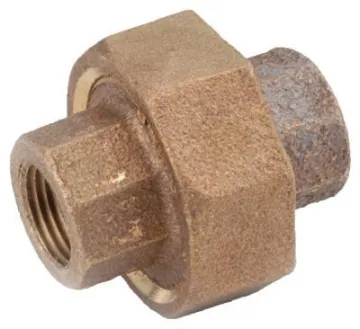 Anderson Metals 738104-08 Union, 1/2 in, FIPT, Red Brass, 200 psi Pressure