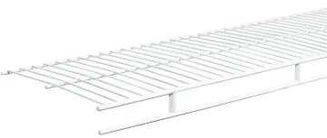 ClosetMaid 1361 Wire Shelf, 60 lb, 1-Level, 12 in L, 72 in W, Steel, White