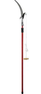 CORONA CLIPPER TP 4210 Tree Pruner, 1 in Dia Cutting Capacity, Steel Blade, Fiberglass Handle, 10 ft
