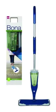 Bona WM710013498 Spray Mop, 34 oz Bottle, 16-1/2 in W Frame, Microfiber Mop Head, 15 in L