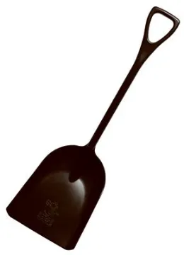 BULLY Tools 92801 Scoop, 42-1/2 in L, Plastic, Black