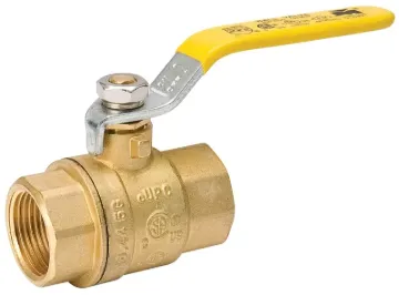 B & K 107-823NL Ball Valve, 1/2 in Connection, FPT x FPT, 600/150 psi Pressure, Manual Actuator, Bra