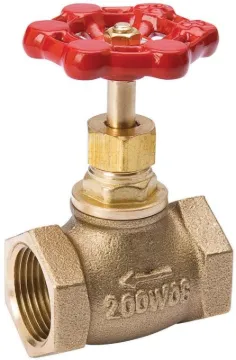 B & K ProLine 106-003NL Globe Valve, 1/2 in Connection, IPS, 125/200 psi Pressure, Brass Body