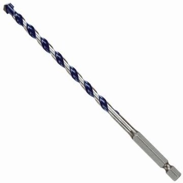 Bosch BlueGranite Turbo HCBG06T Drill Bit, 1/4 in Dia, 6 in OAL, Hammer Bit, Milled Flute, 2 -Flute,