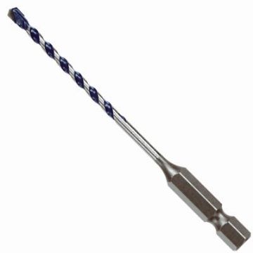 Bosch BlueGranite Turbo HCBG01T Drill Bit, 1/8 in Dia, 3 in OAL, Hammer Bit, Milled Flute, 2 -Flute,